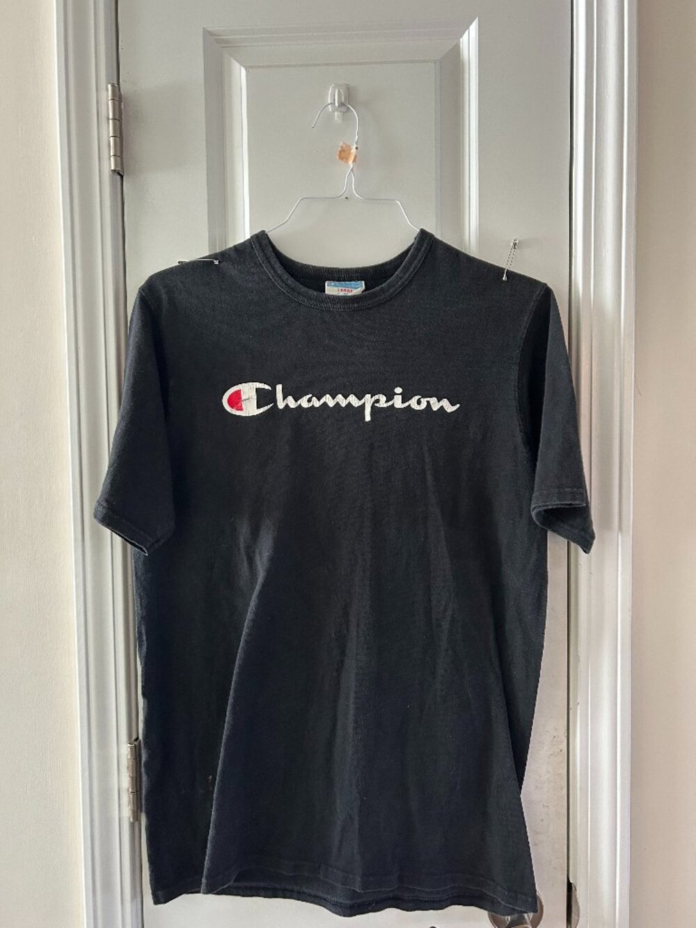 Champion Black Tee
